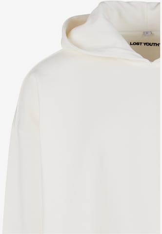 Lost Youth Sweatshirt 'Flowers' in Weiß