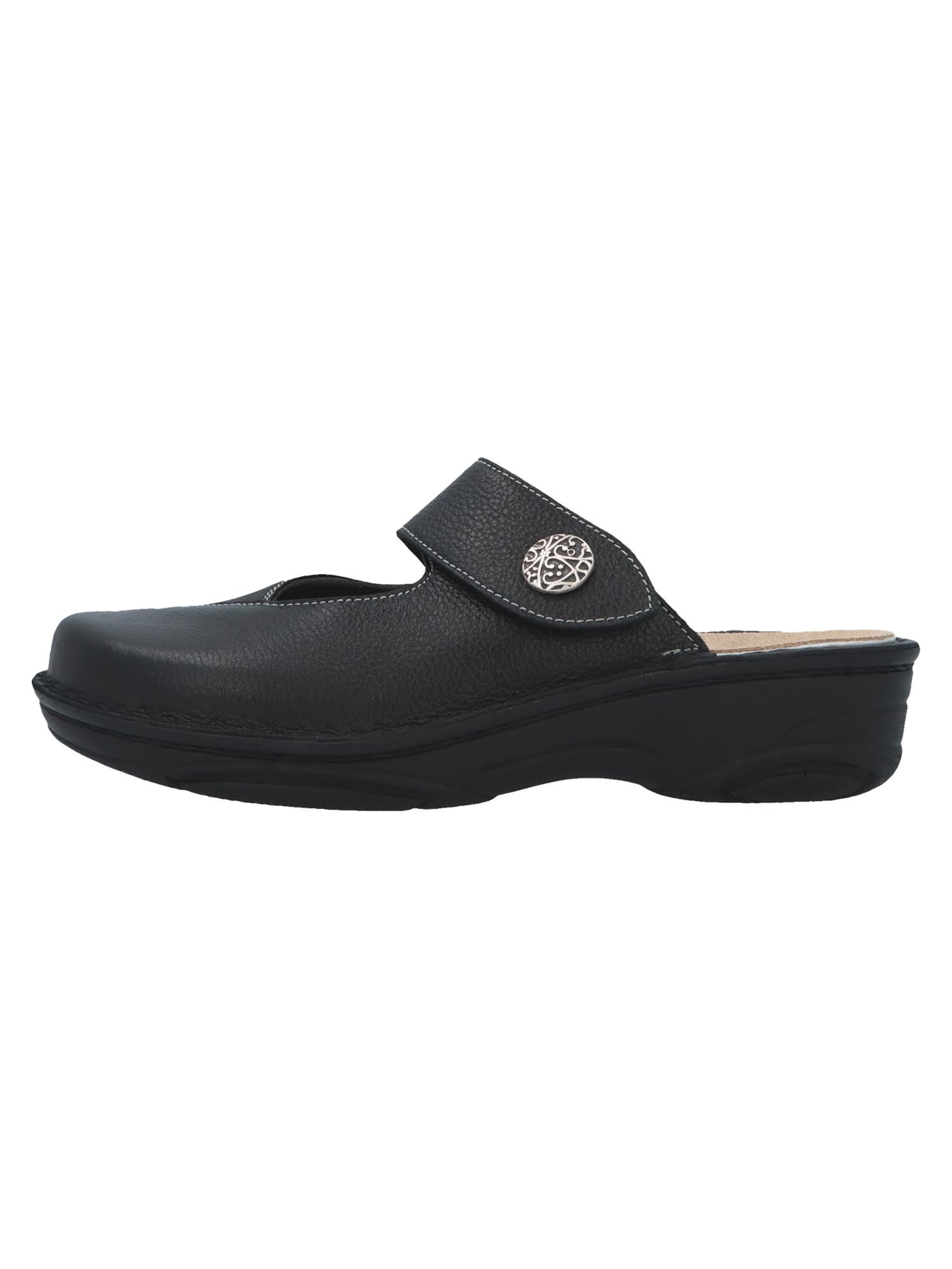 BERKEMANN Clogs 'Heliane' in Black: front