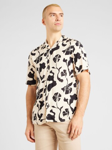 Regular fit Camicia 'DASH' di Only & Sons in beige: frontale
