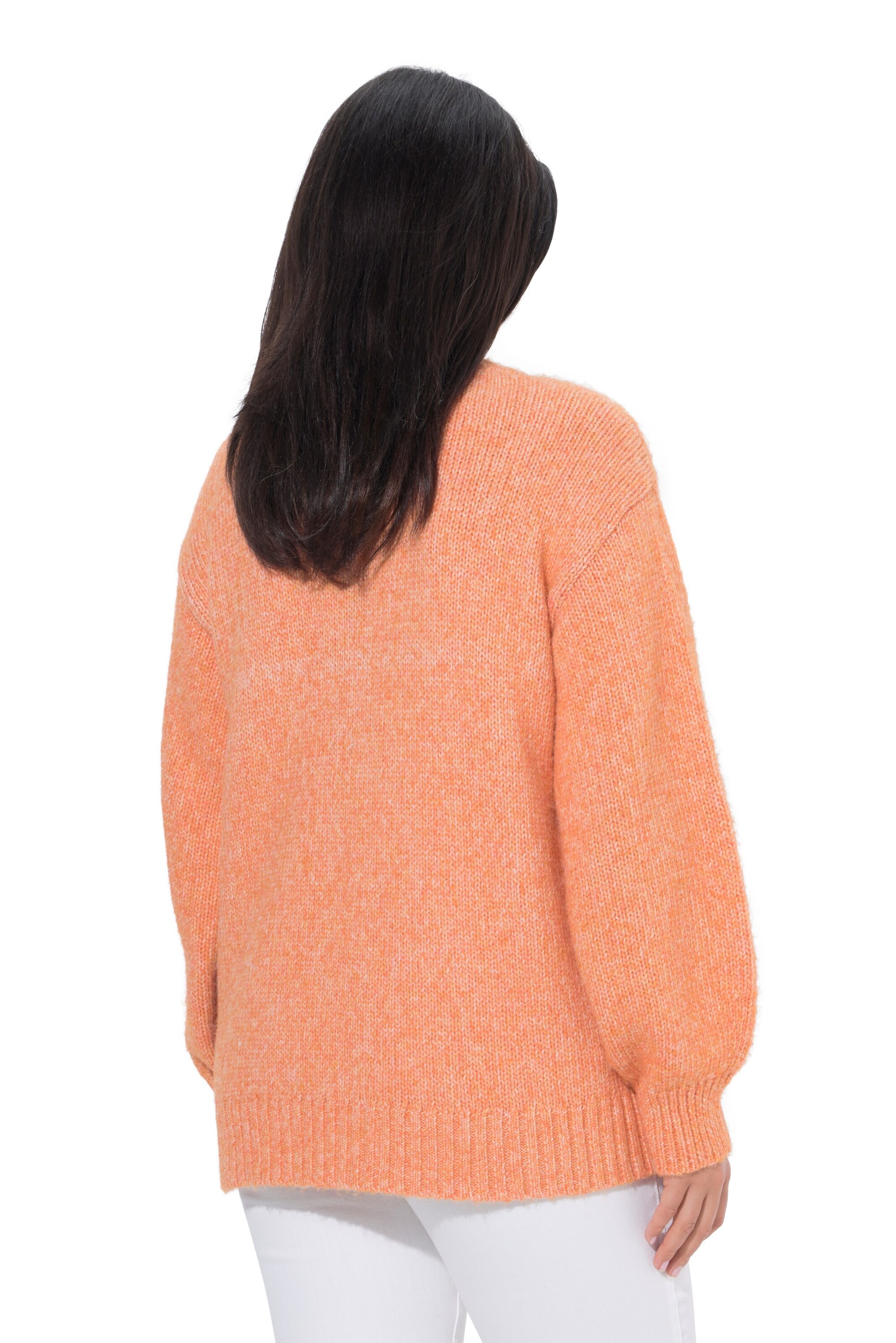 Ulla Popken Knit cardigan in Orange