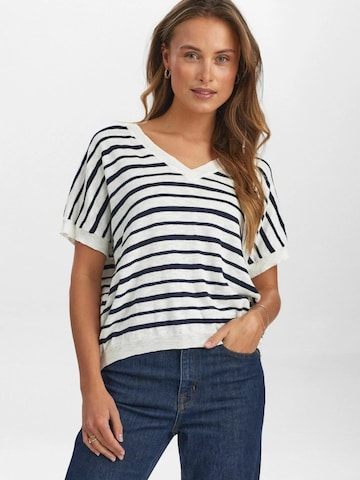 Pull-over 'NUKIKI' NÜMPH en bleu : devant