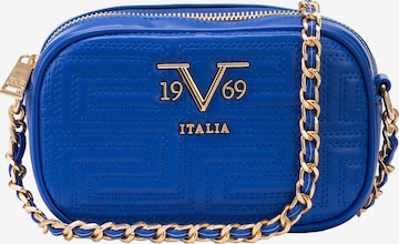 Borsa a tracolla 'Vivi Ornmt' di 19V69 ITALIA in blu: frontale