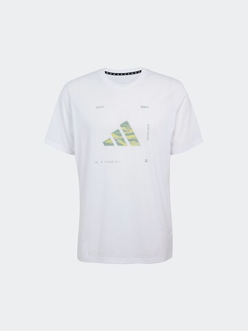 ADIDAS PERFORMANCE Funktionsshirt in Weiß: Vorderseite