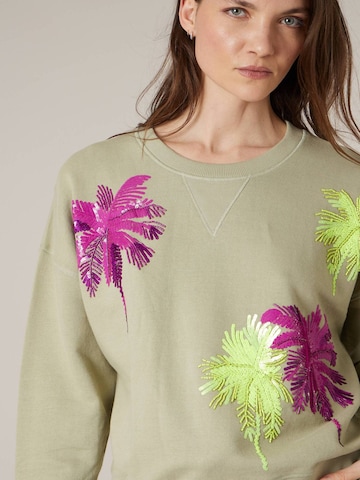 Sweat-shirt 'Lauvana' Deeluxe en vert