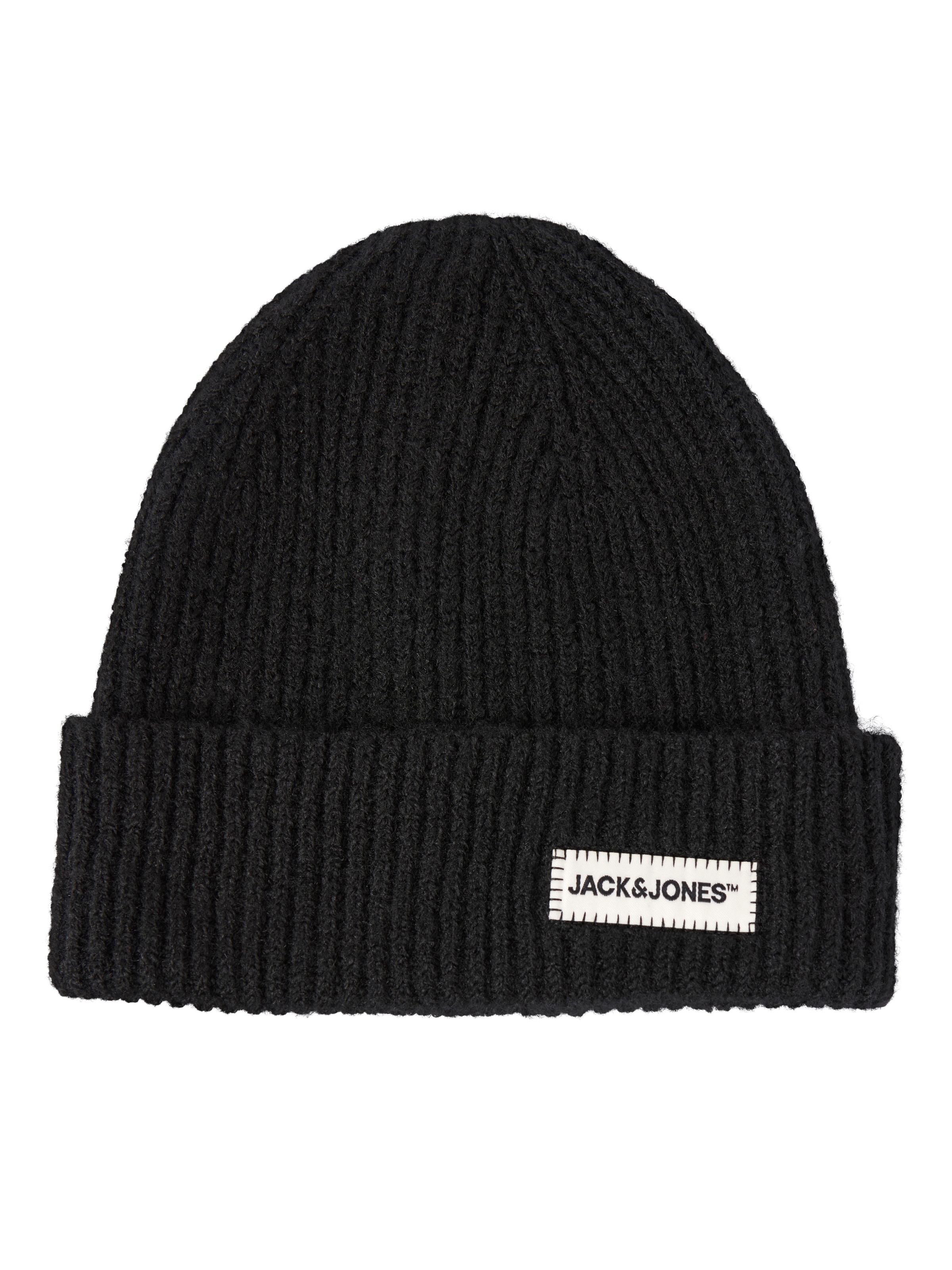 JACK & JONES Bonnet 'JACCOLTON' en 55-60 en noir, Vue avec produit