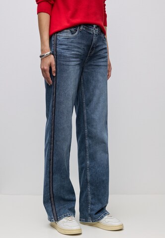 STREET ONE Loosefit Jeans in Blau: Vorderseite