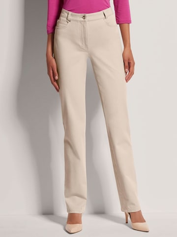 MADELEINE Slimfit Jeans in Beige