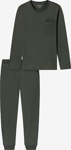 Pyjama long SCHIESSER en vert : devant