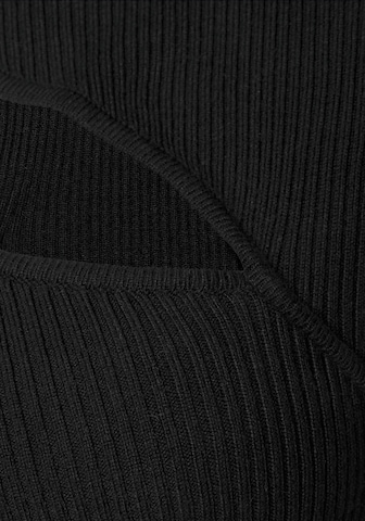 LASCANA Pulover | črna barva