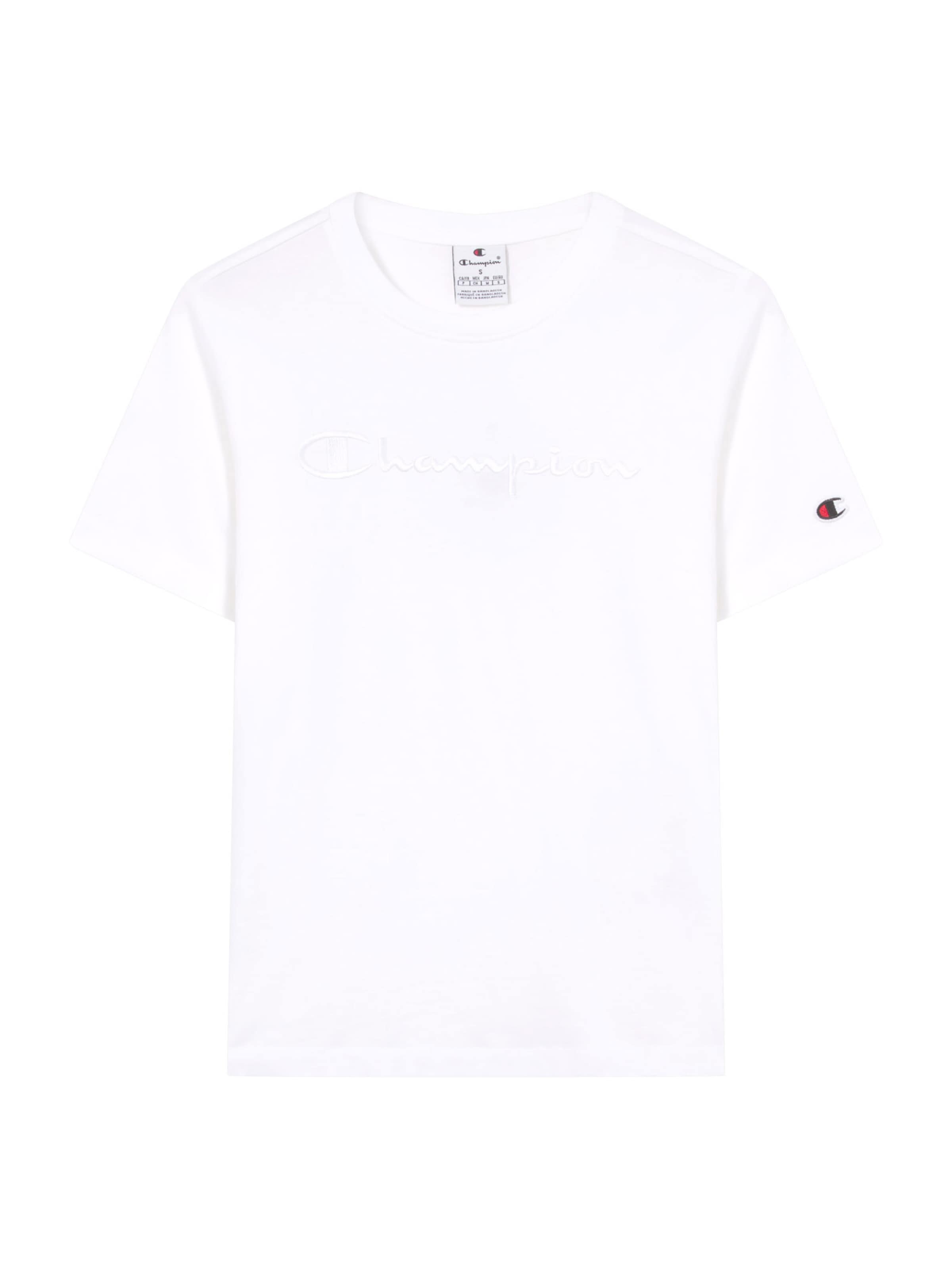 Champion Authentic Athletic Apparel Särk, värv valge: eest vaates