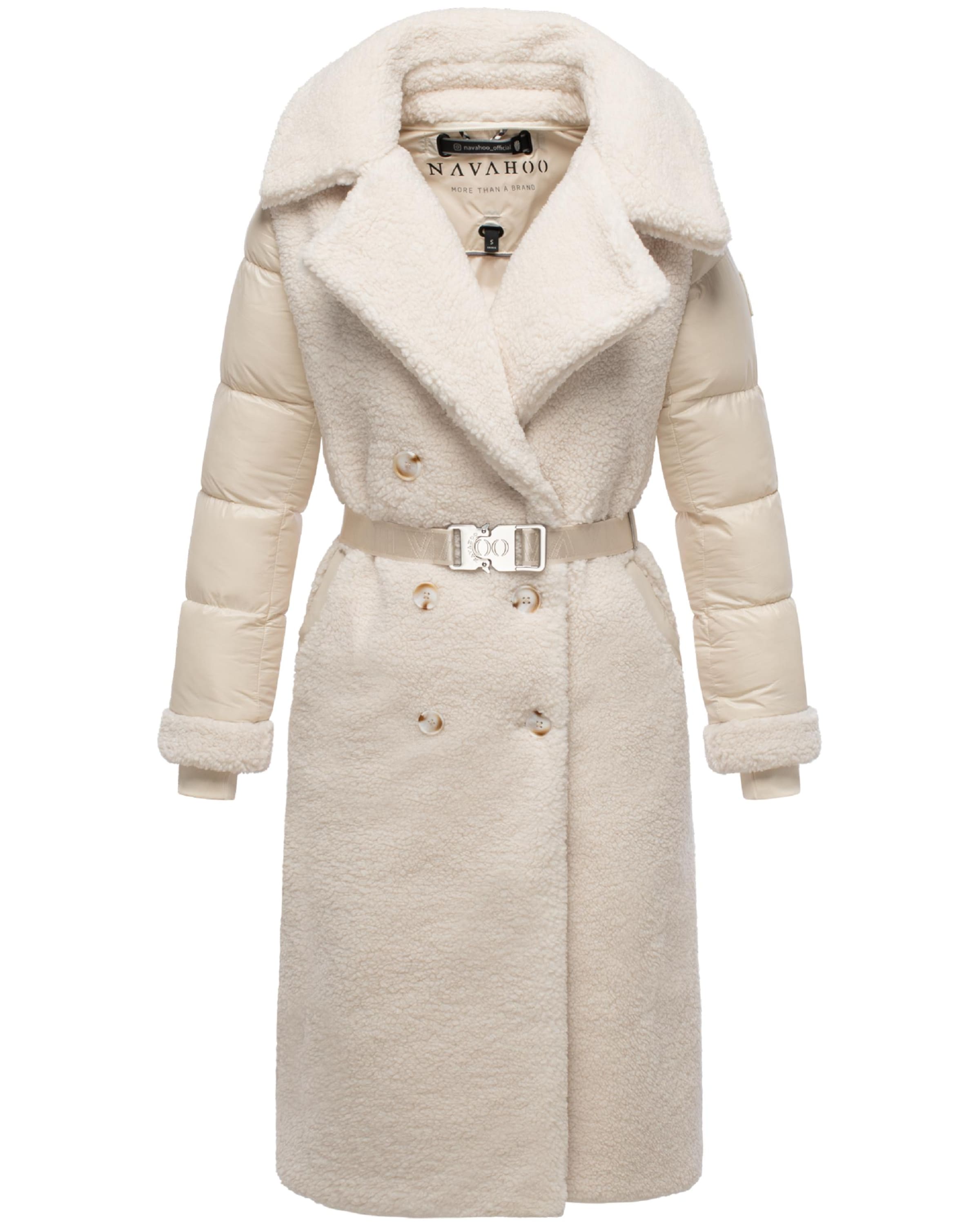 NAVAHOO Vinterkappa 'Kuscheltraum 14' i vit