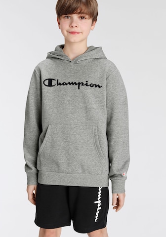 Champion Authentic Athletic Apparel Klasický střih Mikina – šedá: přední strana