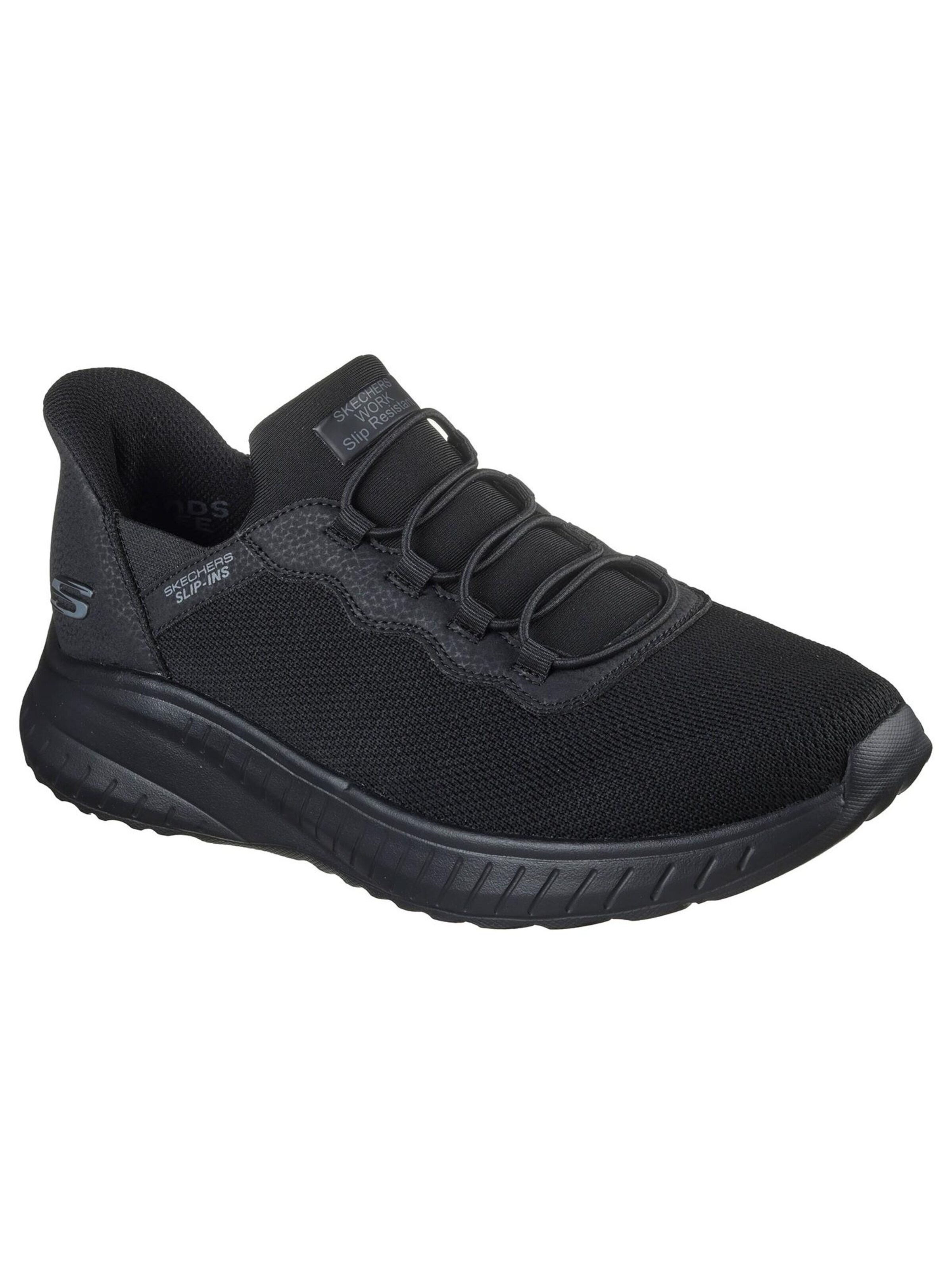 SKECHERS Sneaker low 'Arbeitsschuhe Herren - Squad Chaos Sr Stivig - O1 SR'‌‌‌‌‌‌‌‌‌ in Schwarz: Vorderseite