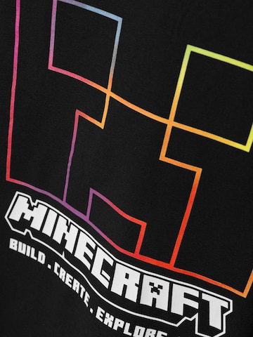NAME IT Shirt 'Jinko Minecraft' in Zwart