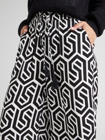 Sublevel Wide leg Broek in Zwart