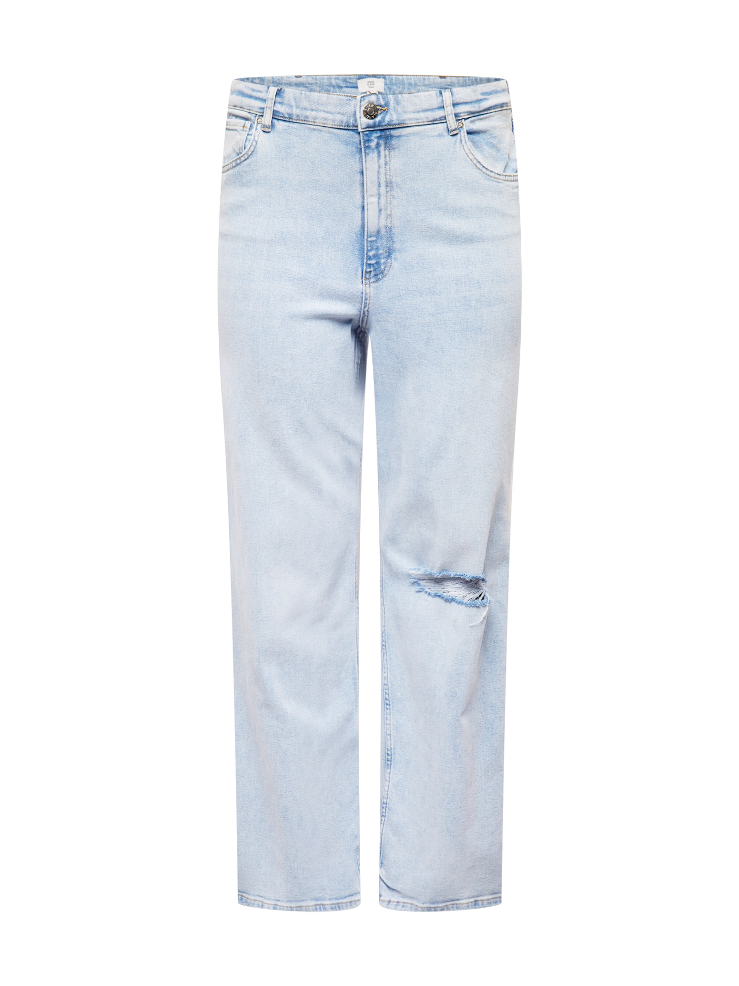 Frauen Große Größen River Island Plus Jeans in Hellblau - DN57036