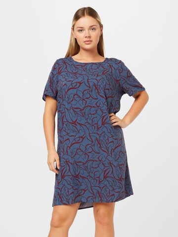 ONLY Carmakoma Kleid 'NOVA BECH' in Blau: Vorderseite