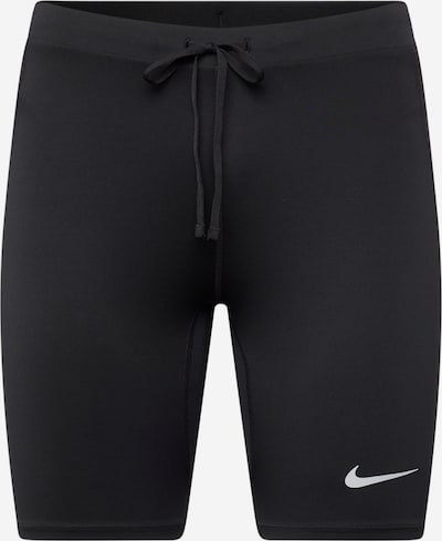 NIKE Workout Pants 'Fast' in Black / White, Item view
