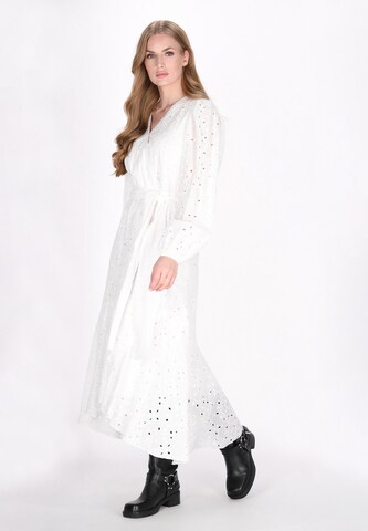 DreiMaster Vintage Платье 'Classic Look' в Белый