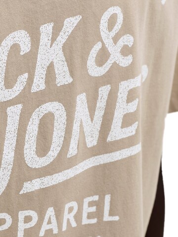 JACK & JONES Shirt 'Bluzane'‌‌‌ in Beige