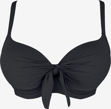 SugarShape T-Shirt Bikinitop 'Valencia ' in Schwarz: predná strana