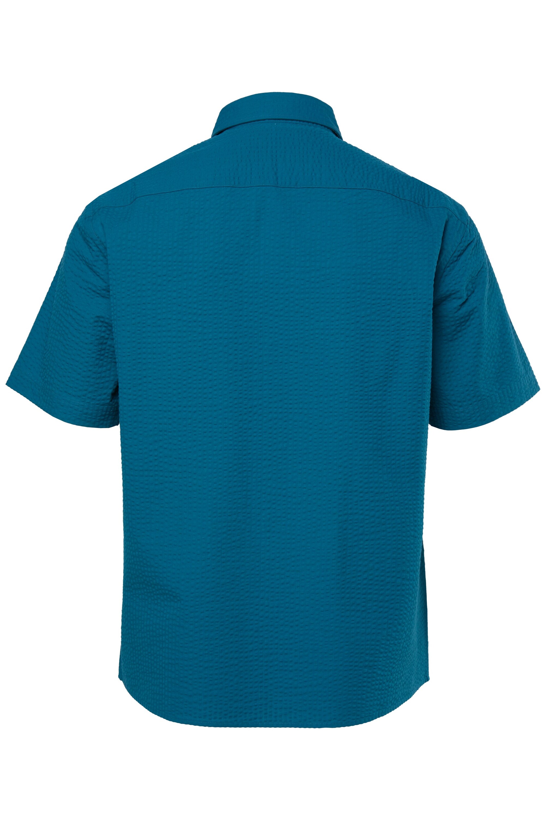 Men Plus Comfort fit Button Up Shirt in Blue