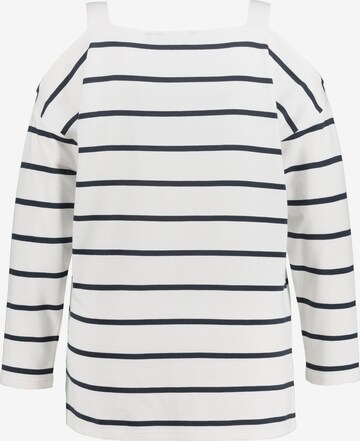 Ulla Popken Sweatshirt in Wit