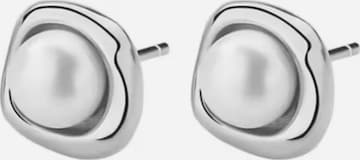 ROUGEMONT Jewellery Ohrringe 'Trendige Perlen Ohrstecker 925 Sterling Silber' in Silber: Vorderseite