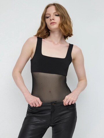 No Matter What Top in Zwart: voorkant