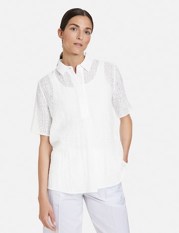 GERRY WEBER Blouse in Wit: voorkant