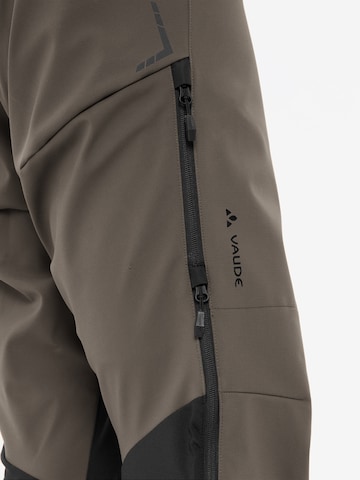 VAUDE Regular Outdoorbroek 'Qimsa' in Bruin