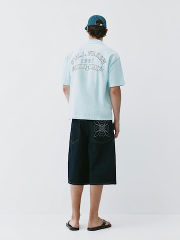 Regular fit Camicia di Pull&Bear in blu