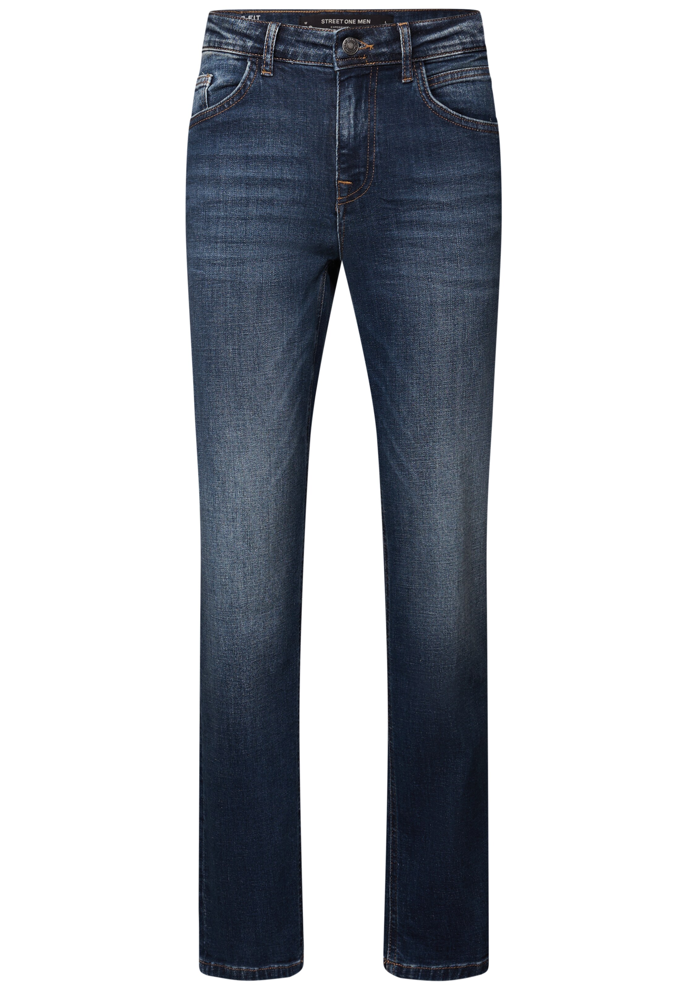 Street One MEN Regular Jeans in Blue: front