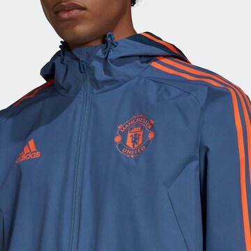 Vestes d’entraînement 'Manchester United Condivo 22' ADIDAS SPORTSWEAR en bleu