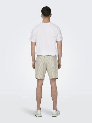 Only & Sons Regular Pants 'Tel' in Grey