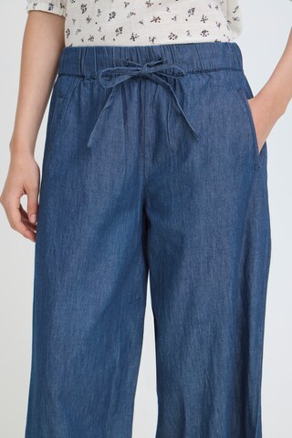 Fransa - Pierna ancha Pantalón en azul