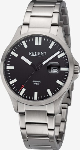 REGENT Analog Watch in Silver: front