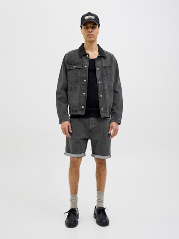 juoda JACK & JONES Standartinis Džinsai 'JJIRick JJOriginal'