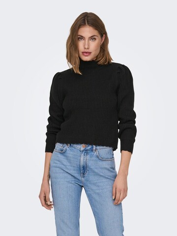 Pull-over 'Laura' ONLY en noir : devant