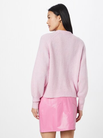 MSCH COPENHAGEN Strickjacke 'Line Hope' in Pink