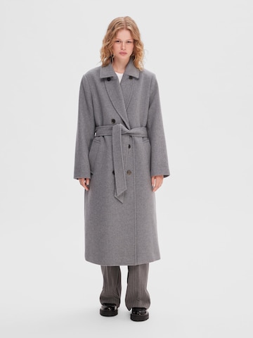 SELECTED FEMME Between-Seasons Coat 'Milo' in Grey