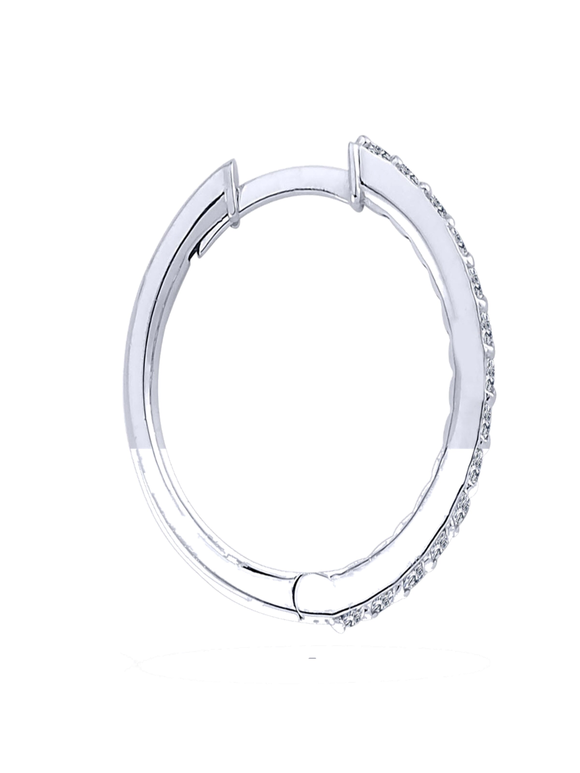 EinStein Diamant Ohrring‌‌‌‌‌‌‌ in Silber