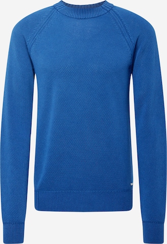 HUGO Sweter 'Sdip' w kolorze niebieski: przód