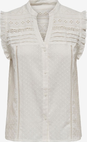ONLY - Blusa 'ONLEVELYN' en blanco: frente