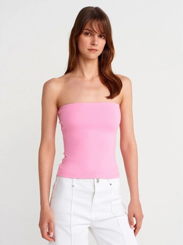 Dilvin Blouse 'Blusen' in Roze: voorkant