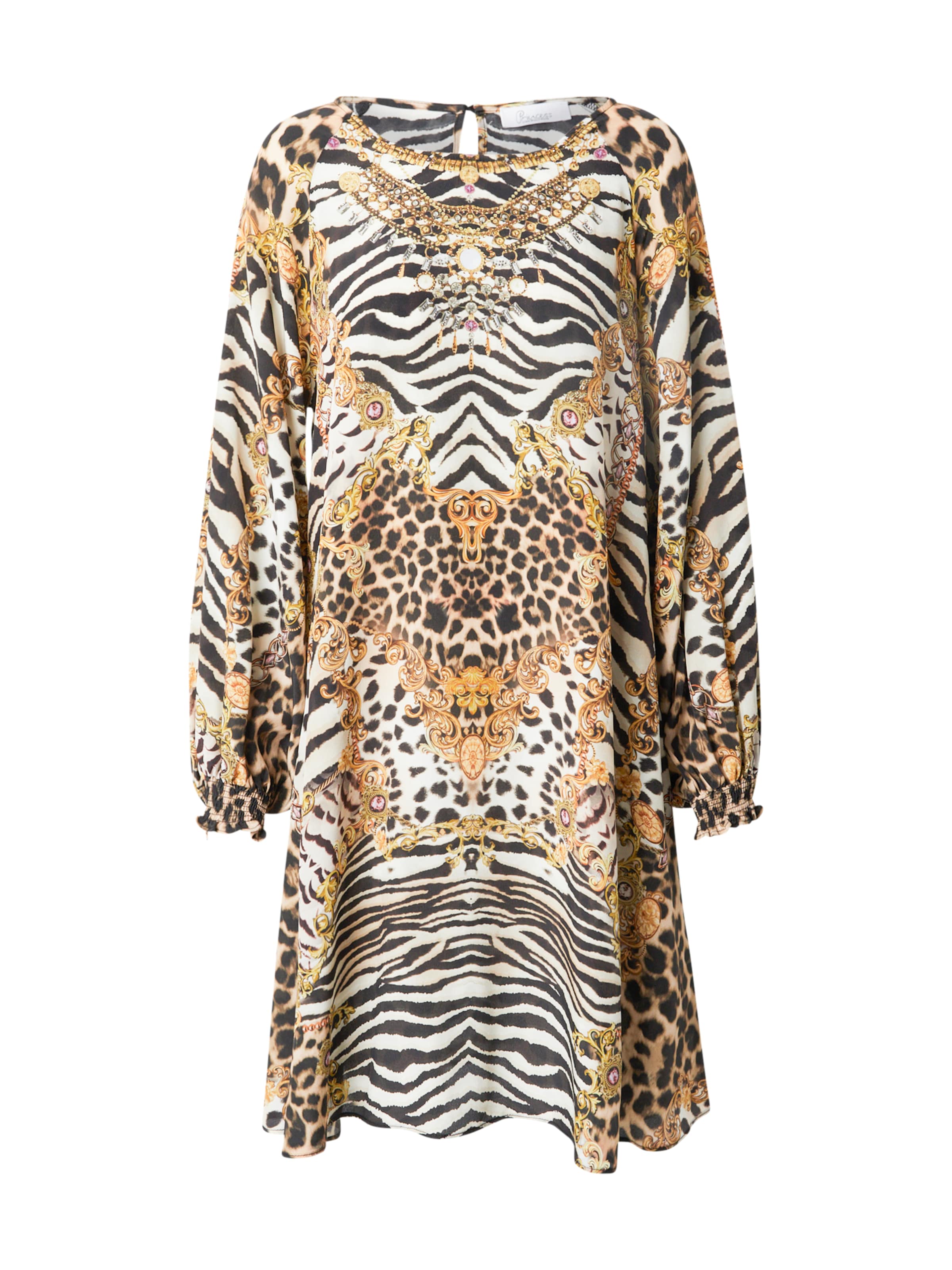 PRINCESS GOES HOLLYWOOD Рокля в кафяво: отпред