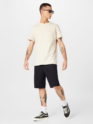 UNITED COLORS OF BENETTON Loosefit Chino nadrág - fekete