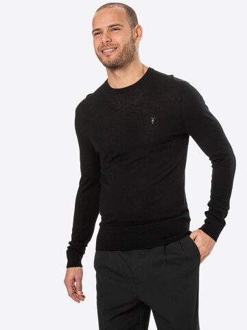 AllSaints Pullover (RWS) in Schwarz: Vorderseite