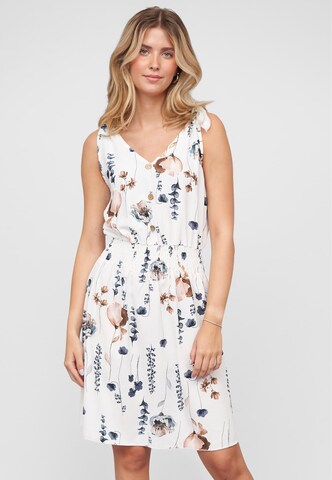 Cloud5ive Dress in White: front