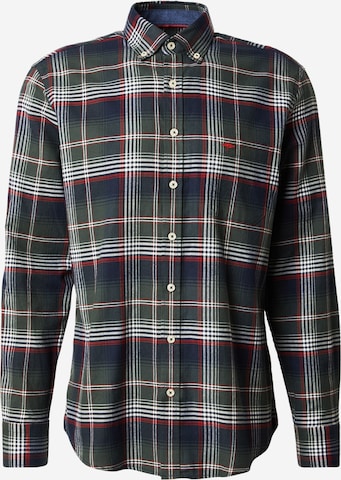 FYNCH-HATTONRegular Fit Košulja - plava boja: prednji dio